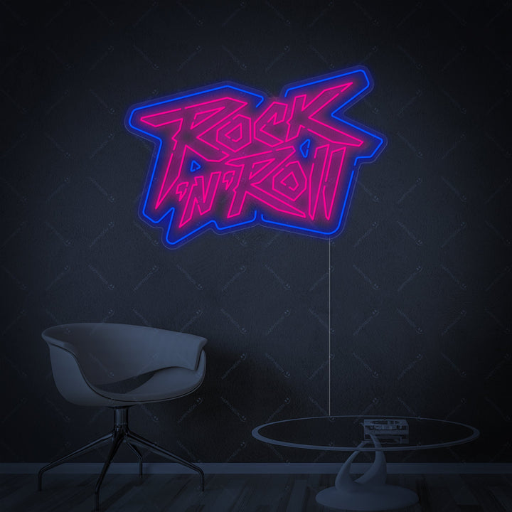 "Rock 'n Roll" Neonkyltti