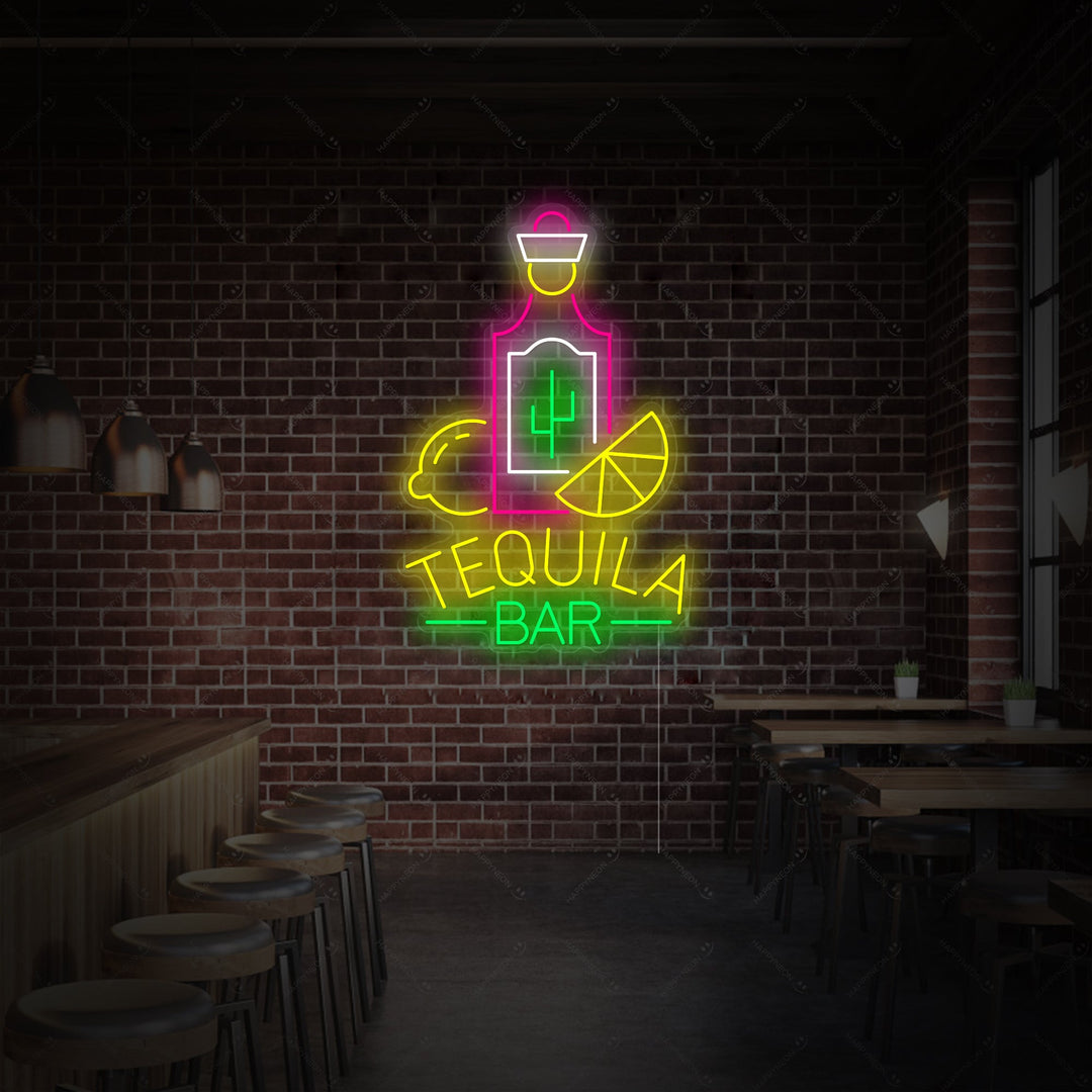 "Tequila Bar" Neonkyltti