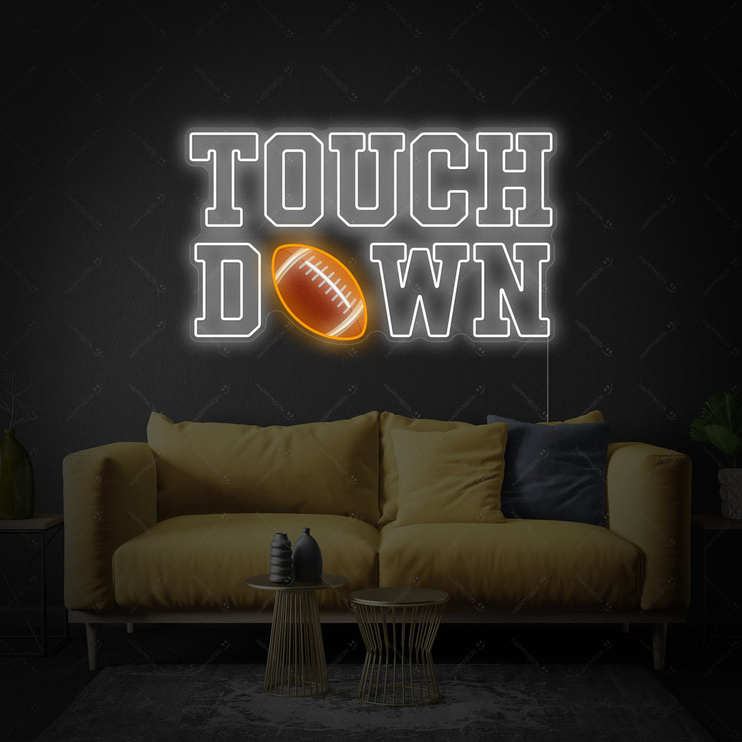 "Touchdown" Neonkyltti