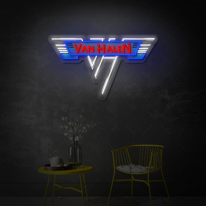 "Van Halen" Neonkyltti