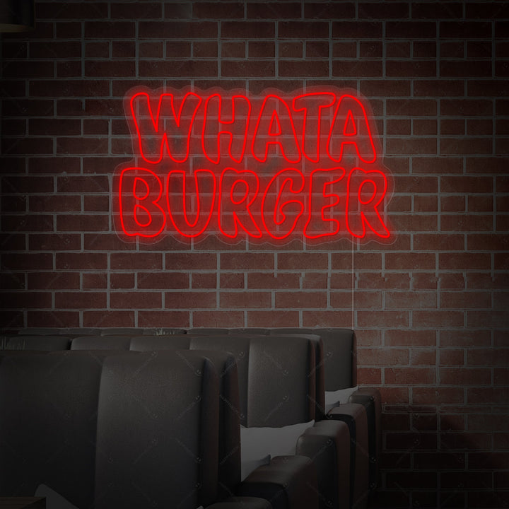 "Whataburger" Neonkyltti