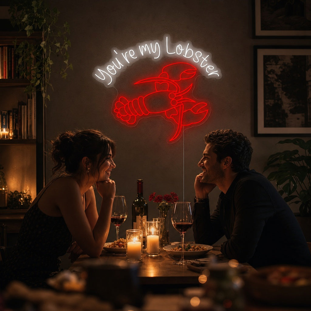 "You're My Lobster" Neonkyltti
