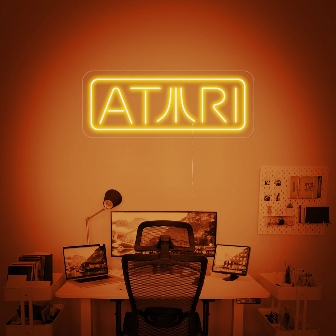 "Atari, Pelaajan Sisustus" Neonkyltti