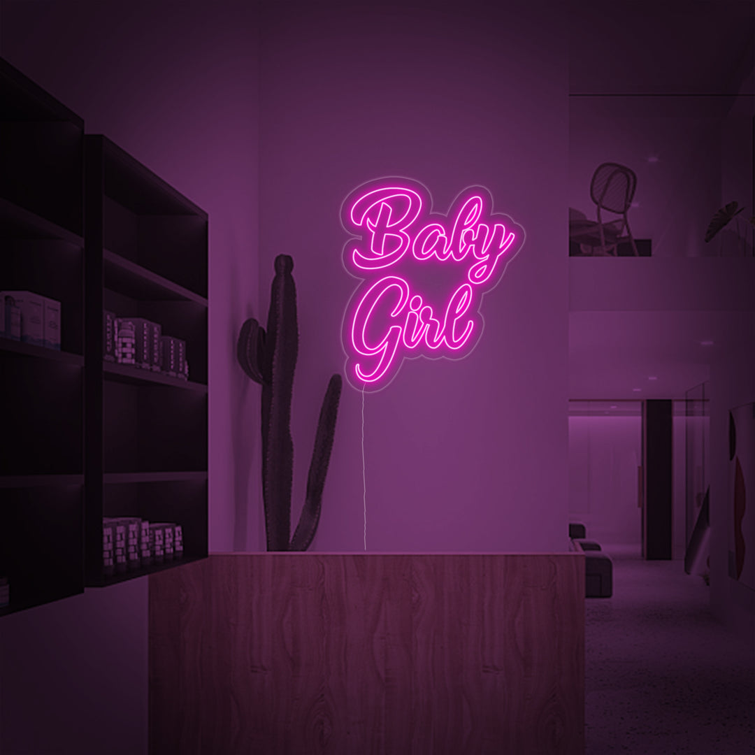 "Baby Girl" Neonkyltti
