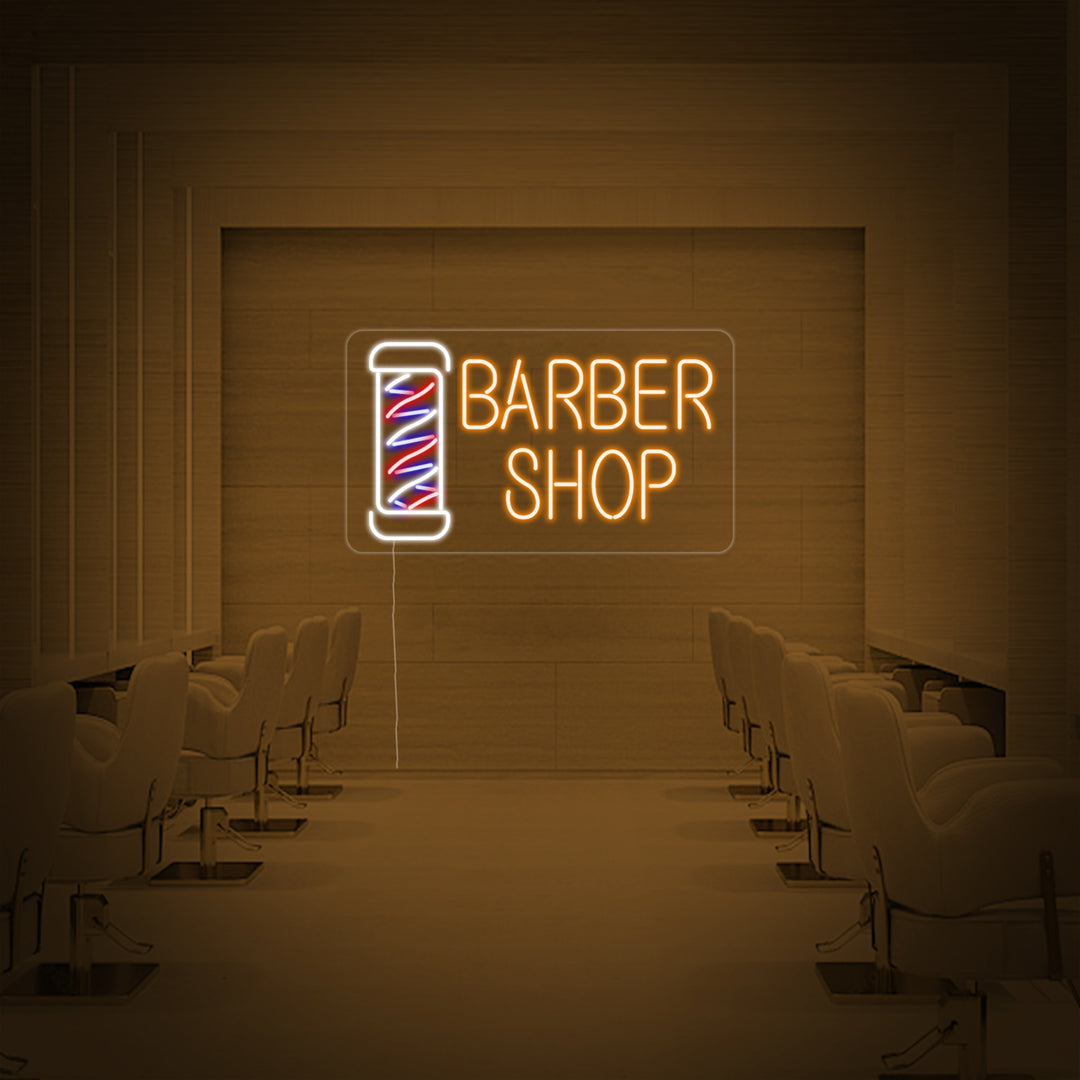 "Barber Shop" Neonkyltti