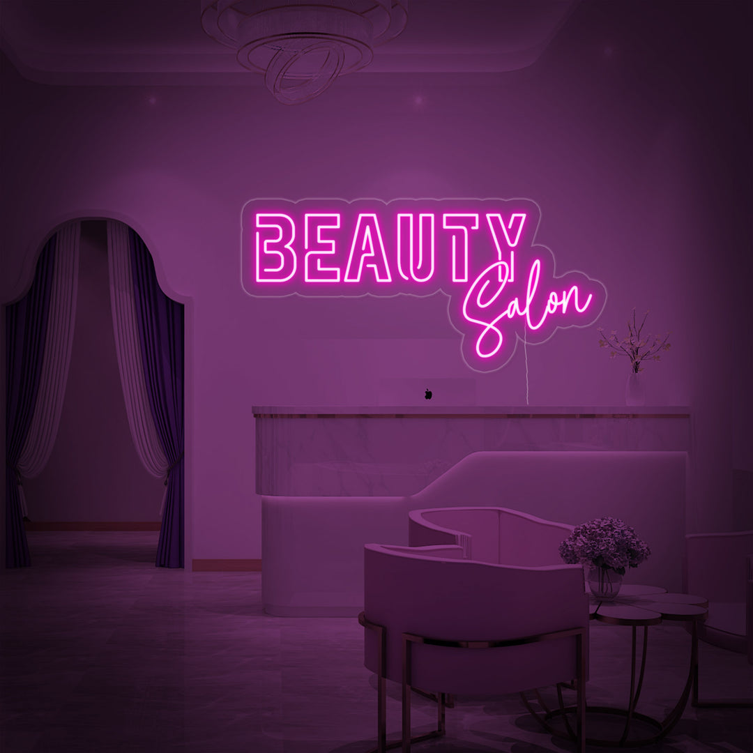 "Beauty Salon" Neonkyltti