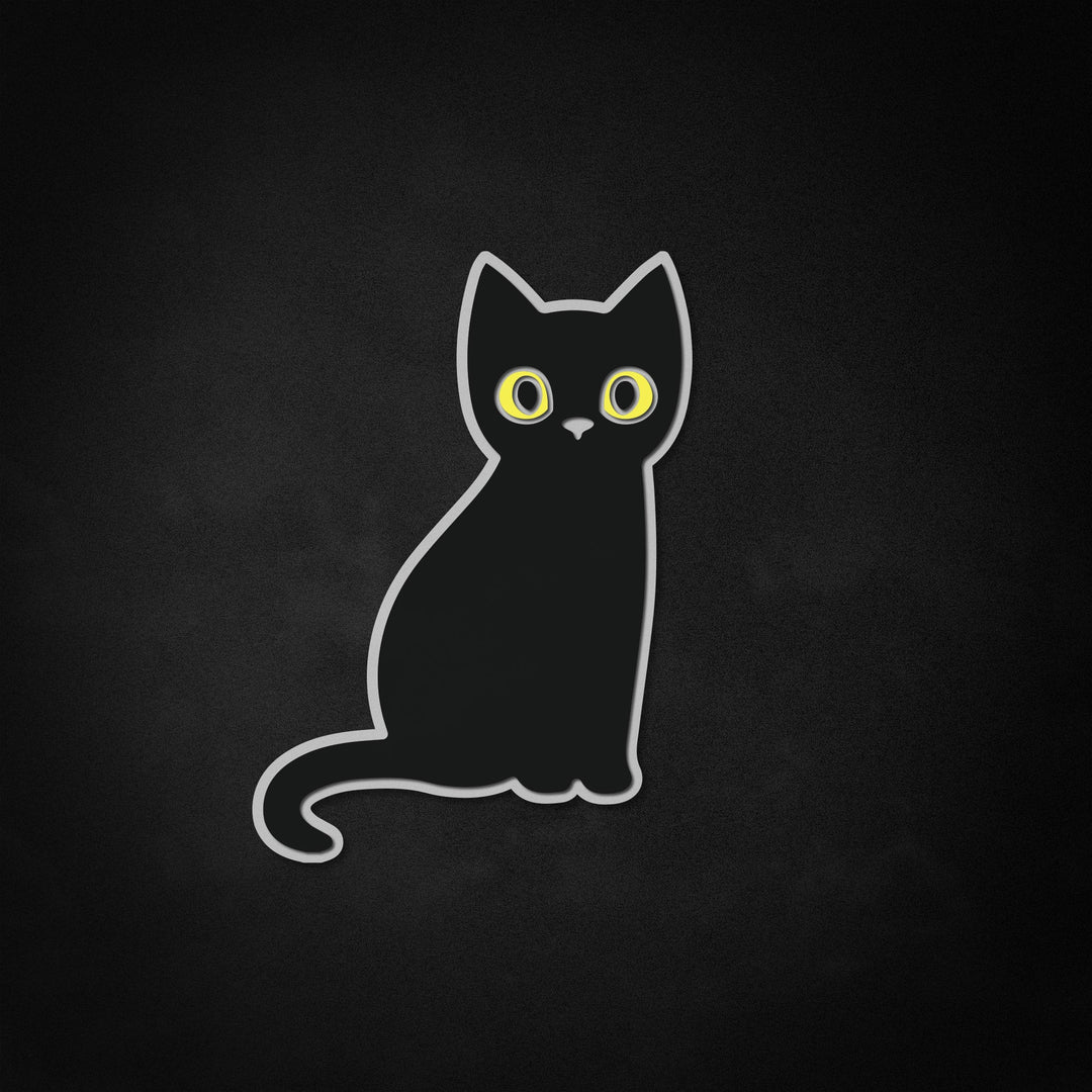 "Musta kissa, Halloween-sisustus" Neon Like
