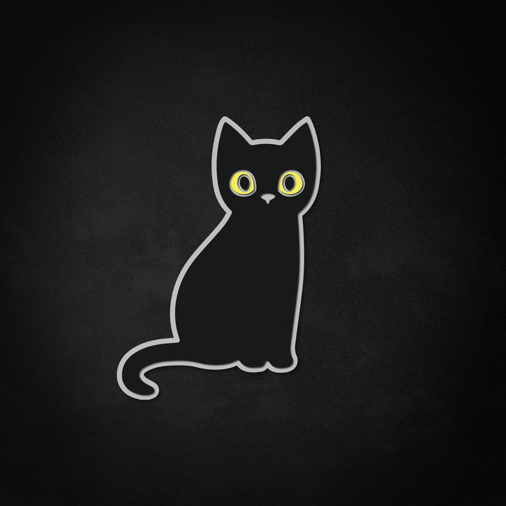 "Musta kissa, Halloween-sisustus" Neon Like