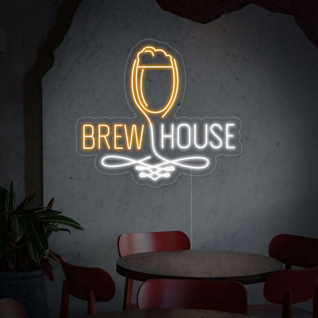 "Brew House Lasi" Neonkyltti