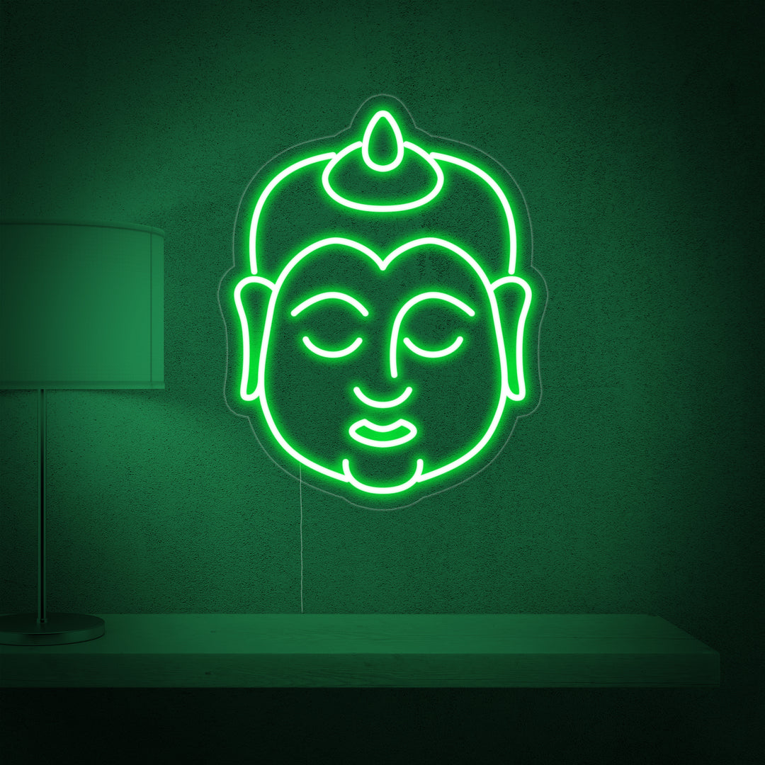 "Buddha" Neonkyltti