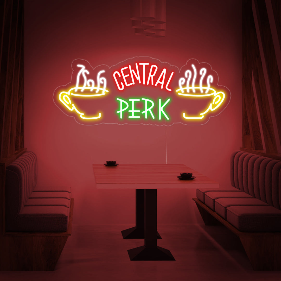 "Central Perk" Neonkyltti