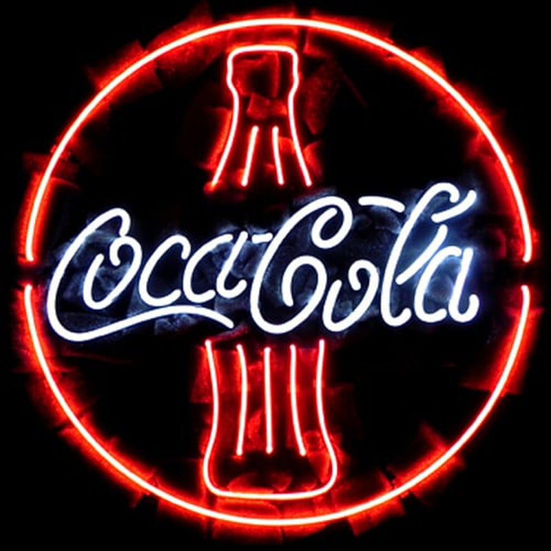 "Coca Cola Kokispullo" Neonkyltti