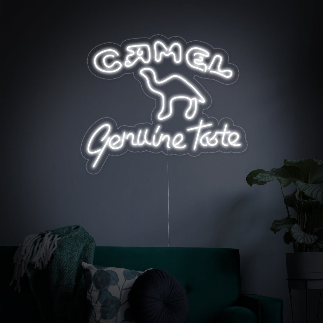 "Camel Genuine Taste" Neonkyltti