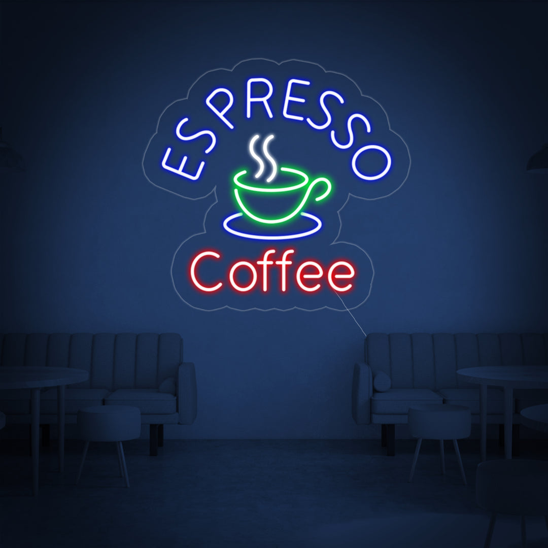 "Espresso Coffee" Neonkyltti