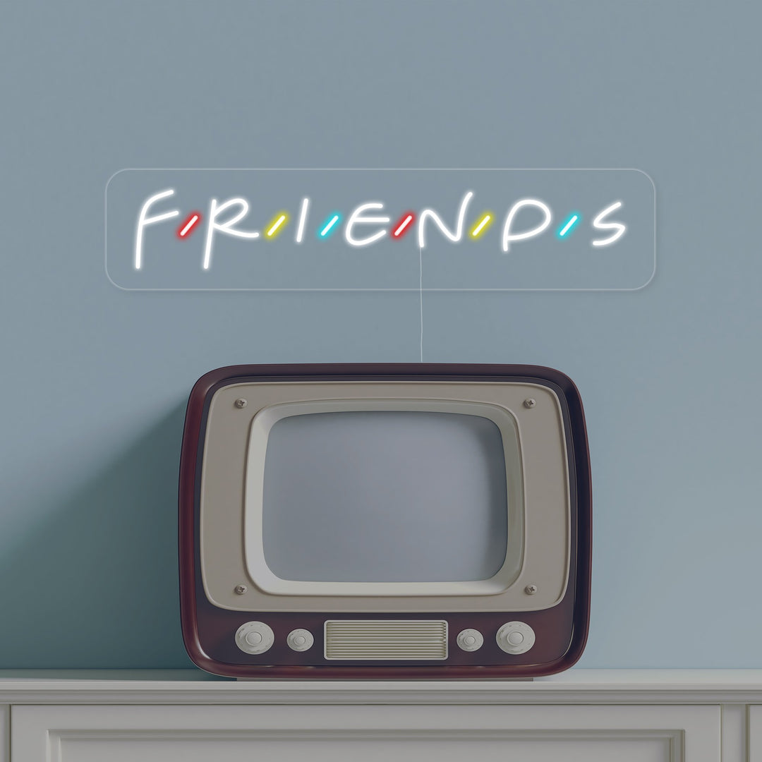"Friends, Televisio" Neonkyltti