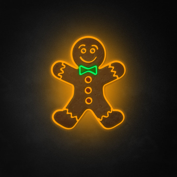 "Piparkakkumiehen eväste, lomakoriste" Neon Like