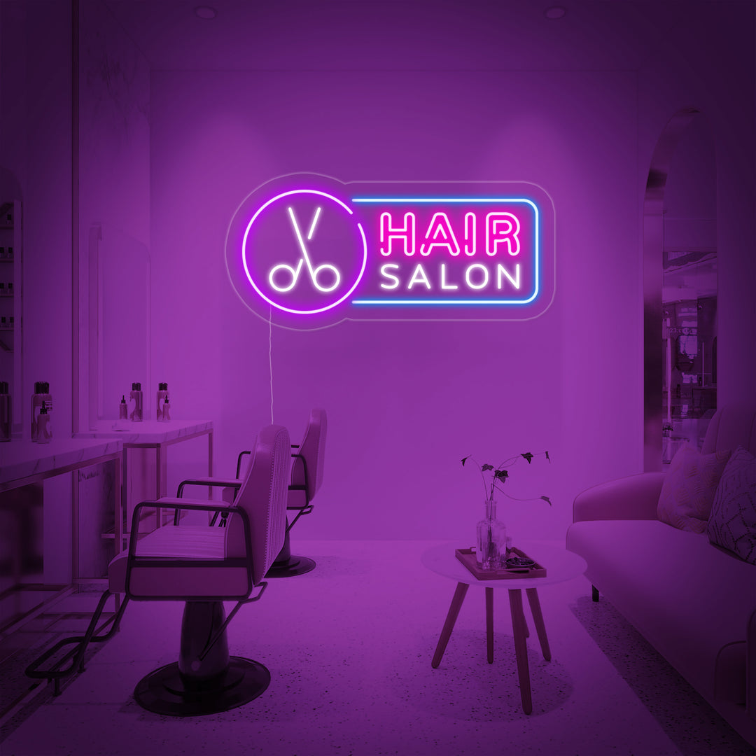 "Hair Salon" Neonkyltti