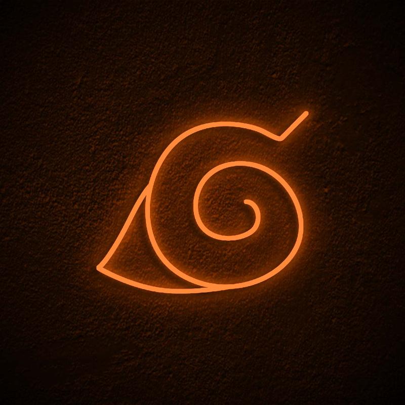 "Hidden Leaf Village Symbol" Neonkyltti