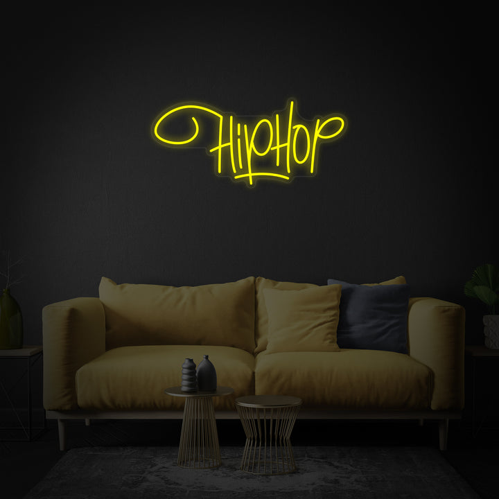 "Hip Hop Rap -Musiikki" Neonkyltti