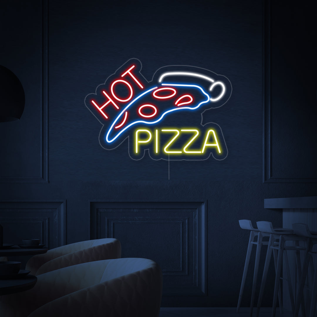 "Hot Pizza" Neonkyltti