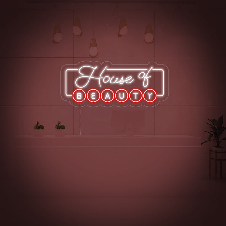 "House of Beauty" Neonkyltti