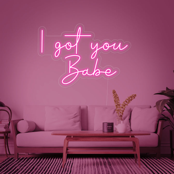 "I Got You Babe" Neonkyltti