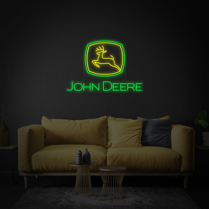 "John Deere" Neonkyltti