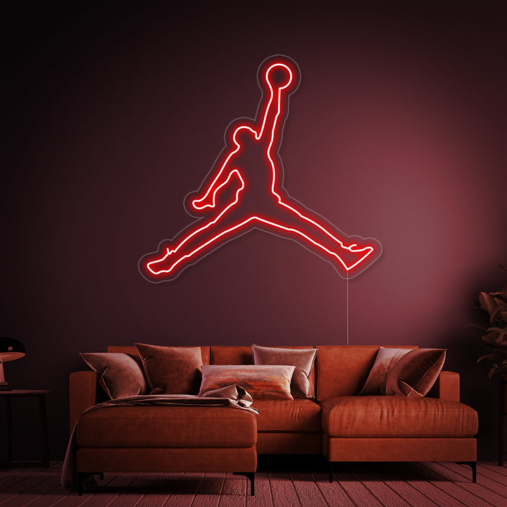 "Air Jordan Jumpman" Neonkyltti