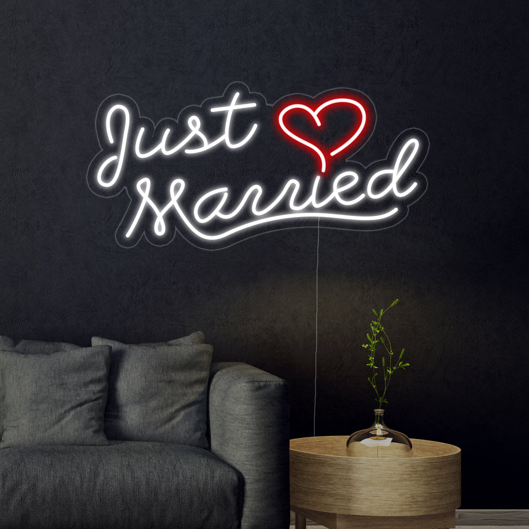 "Just Married" Neonkyltti