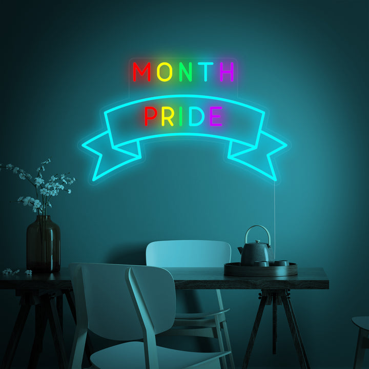 "LGBT Month Pride" Neonkyltti