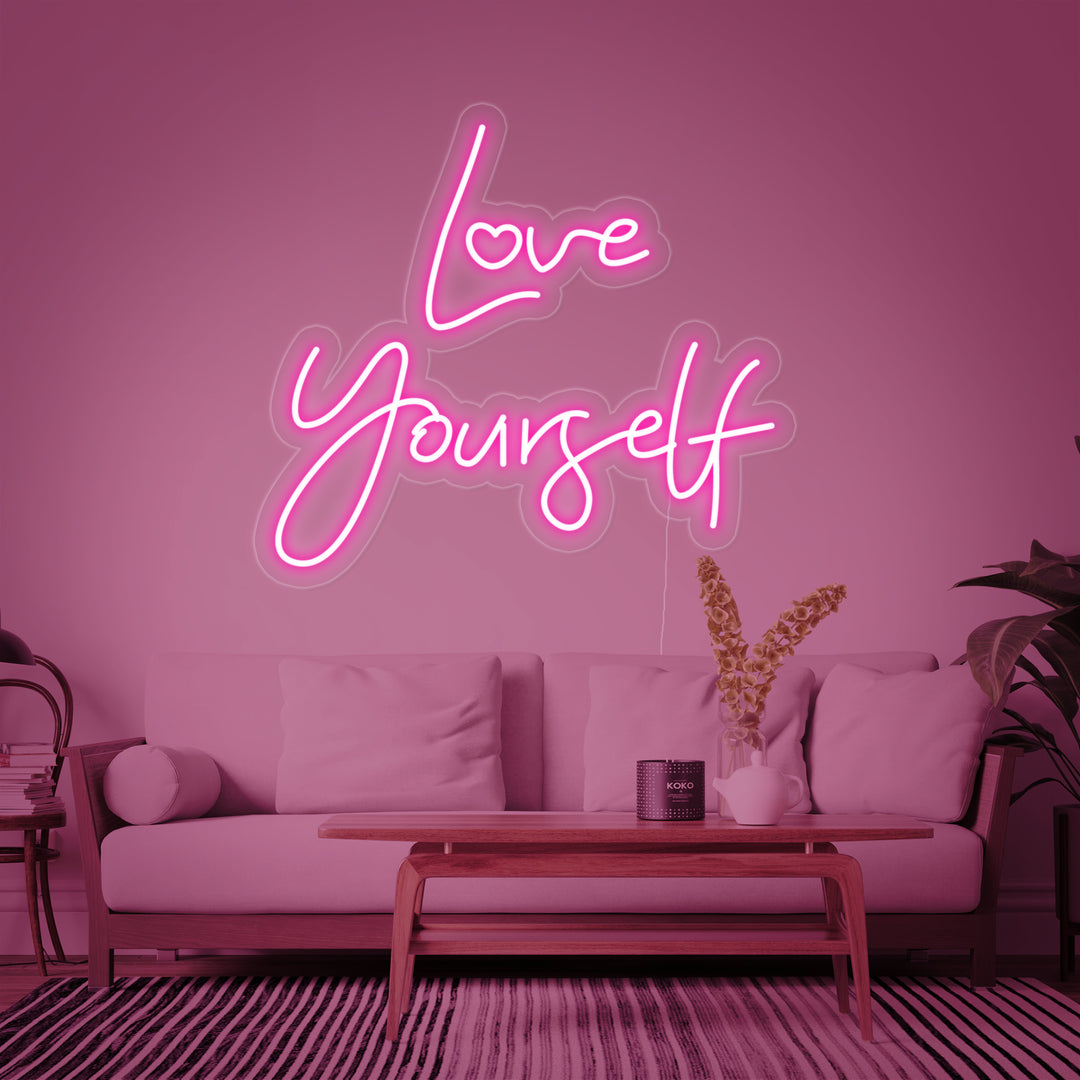 "Love Yourself" Neonkyltti