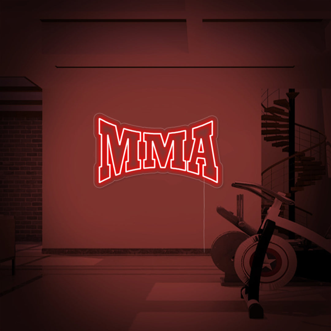 "MMA" Neonkyltti