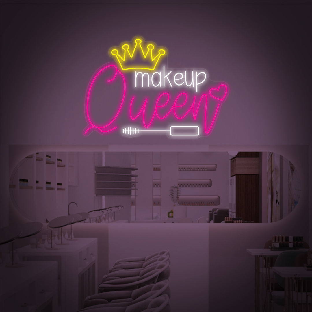 "Makeup Queen" Neonkyltti