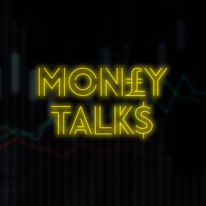 "Money Talks" Neonkyltti