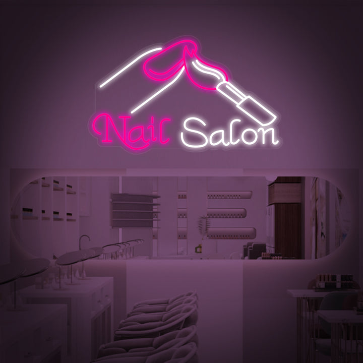 "Nails Salon" Neonkyltti