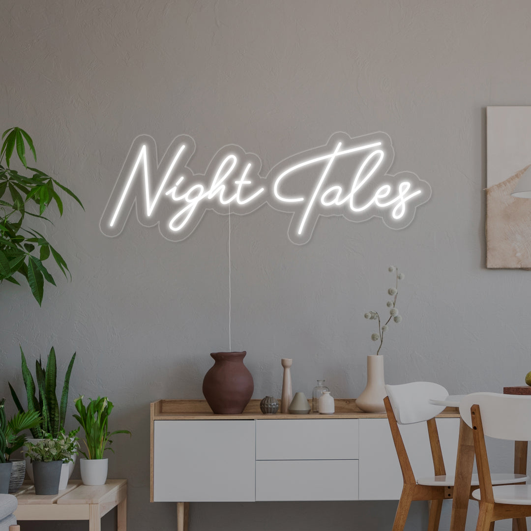 "Night Tales" Neonkyltti