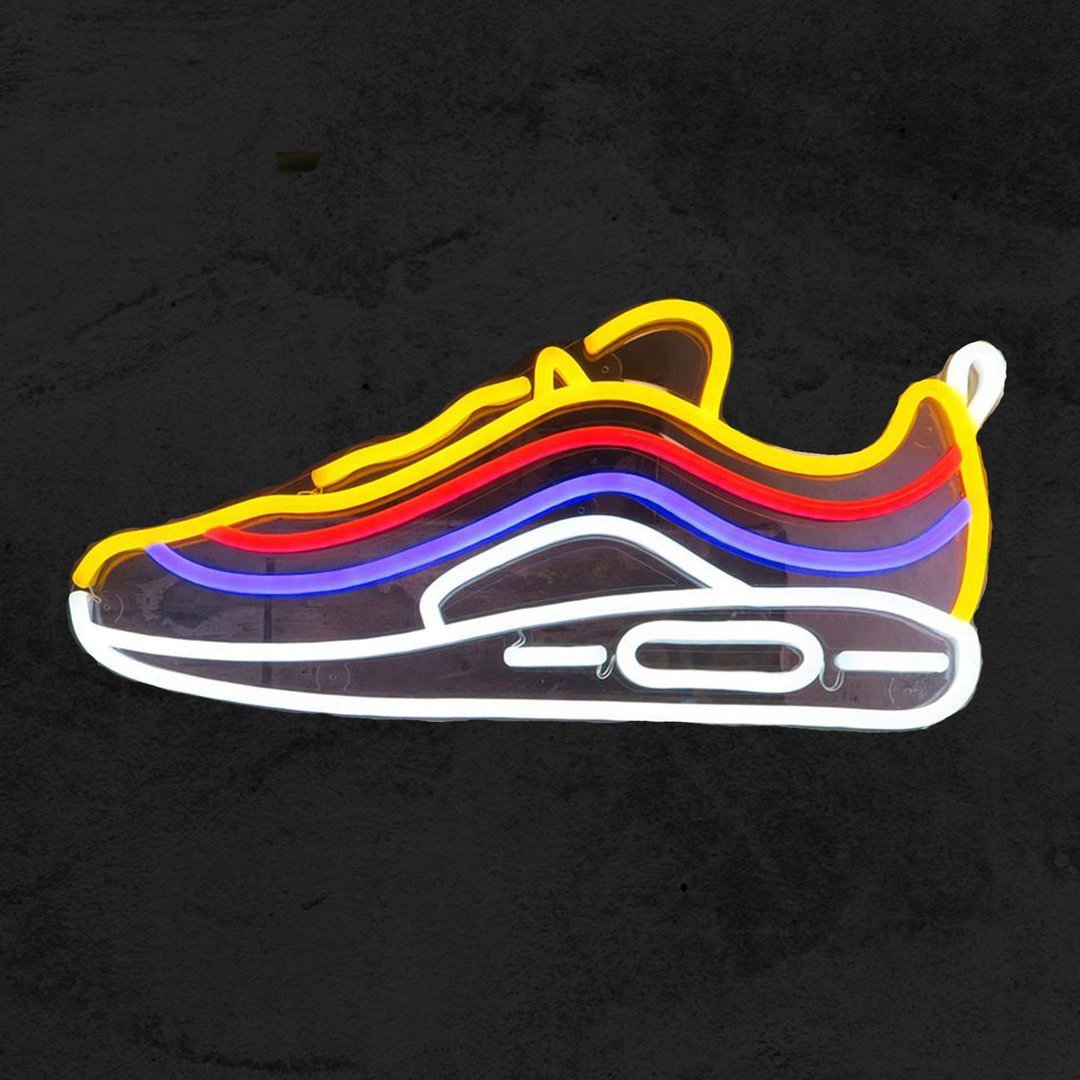 "NK Air Max 97 Lenkkari" Neonkyltti