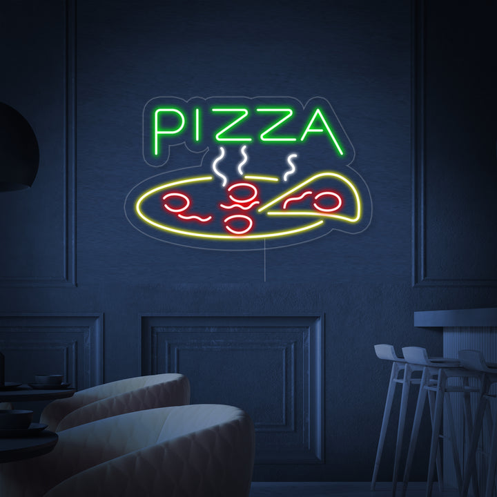 "Pizza, Ruoka, Ravintolakyltti" Neonkyltti