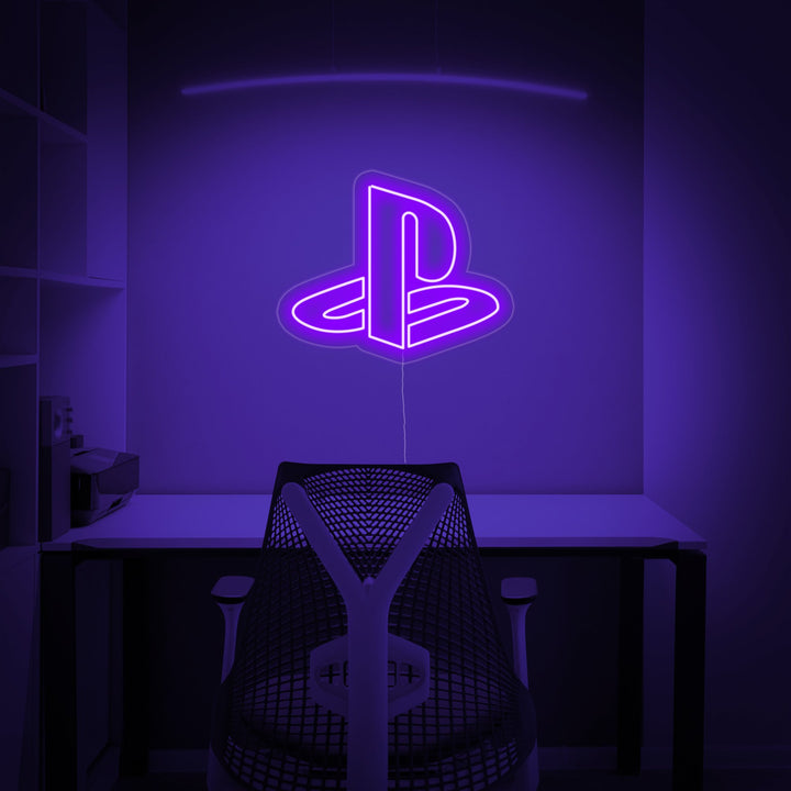 "Play Logo" Neonkyltti