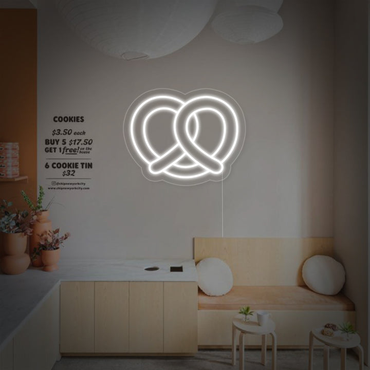 "Pretzel" Neonkyltti