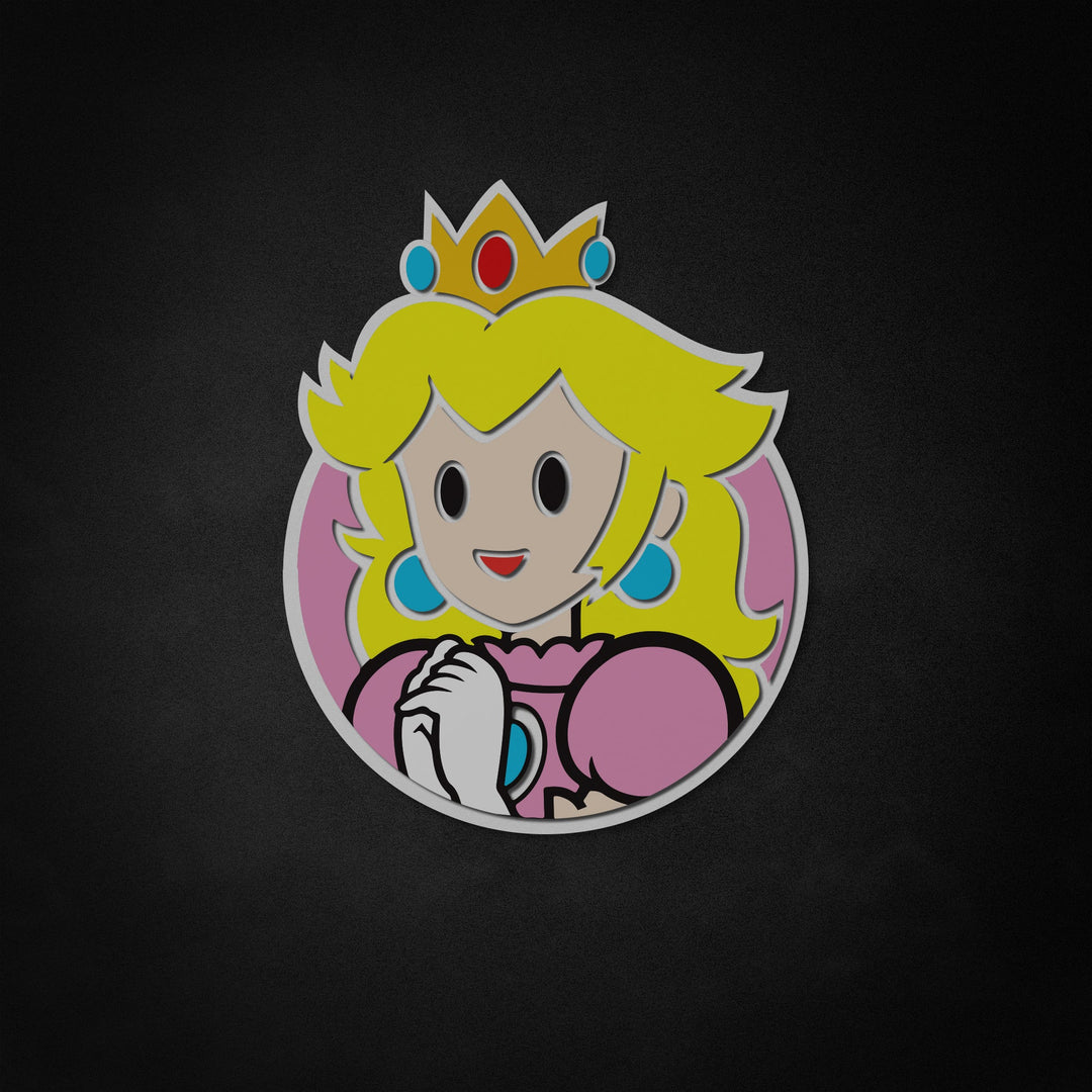 "Prinsessa Peach" Neon Like