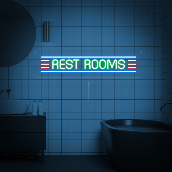 "Restroom" Neonkyltti