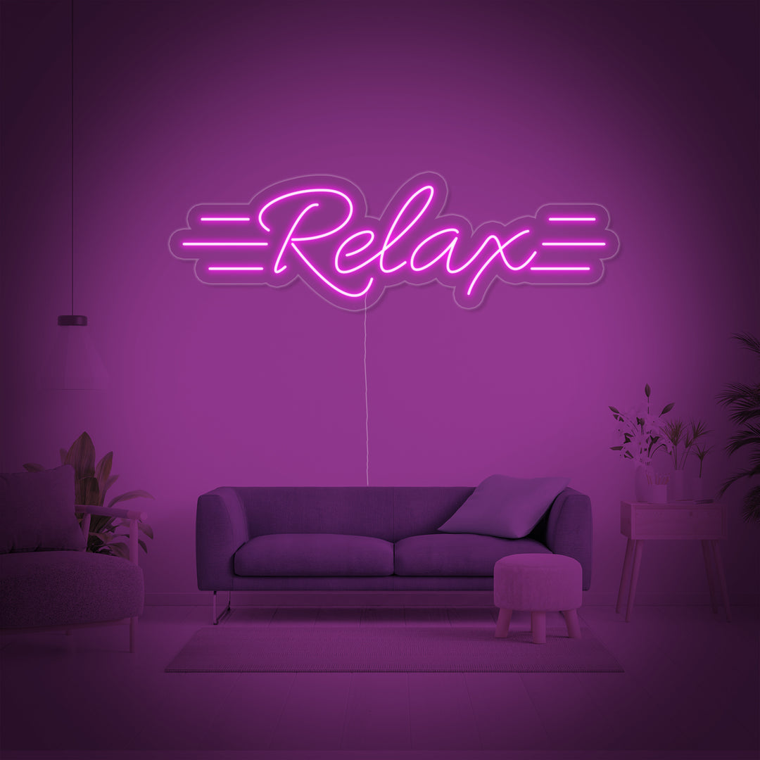 "Relax" Neonkyltti