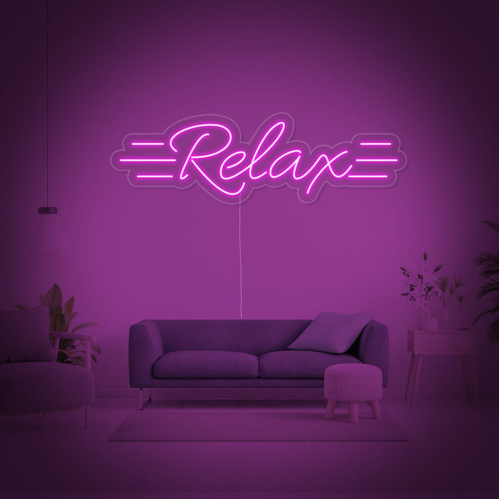 "Relax" Neonkyltti