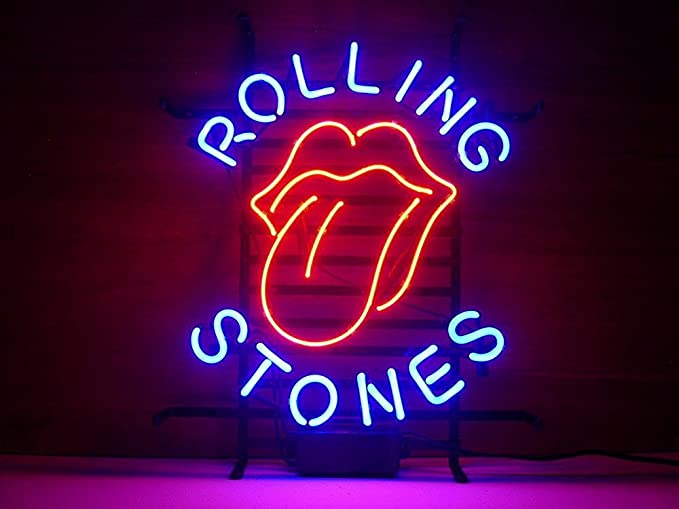 "Rolling Stones" Neonkyltti