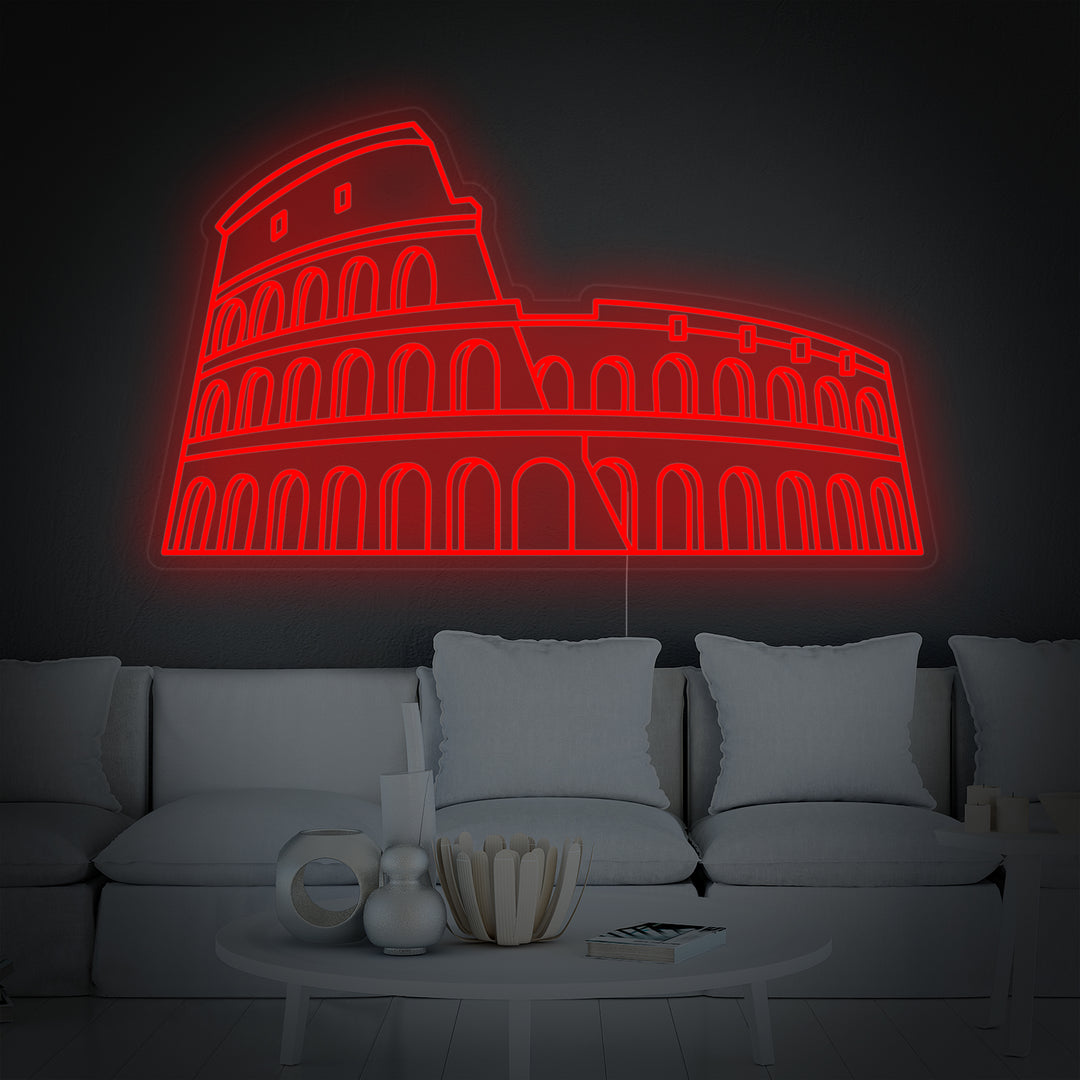 "Roomalainen Kolosseum" Neonkyltti