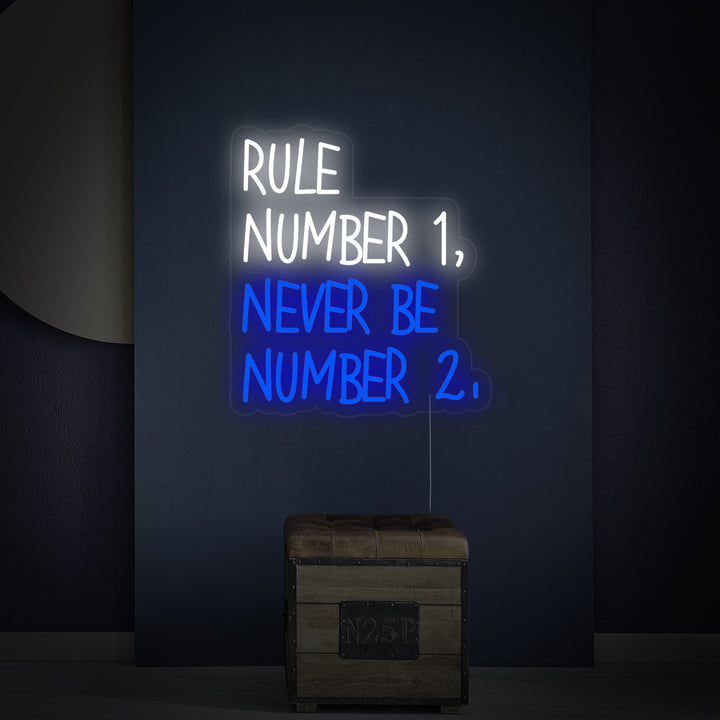 "Rule Number" Neonkyltti