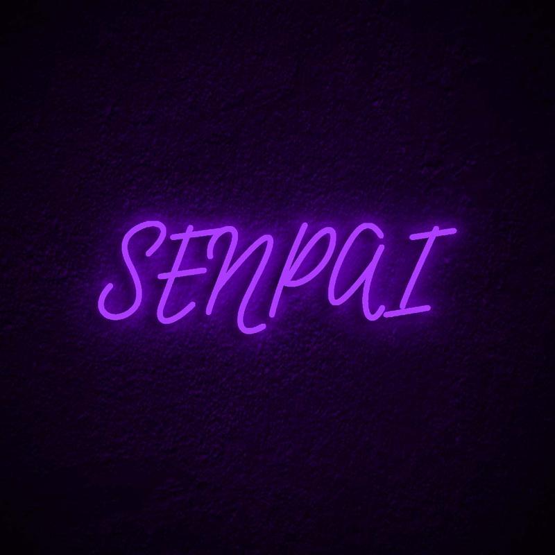 "Senpai" Neonkyltti