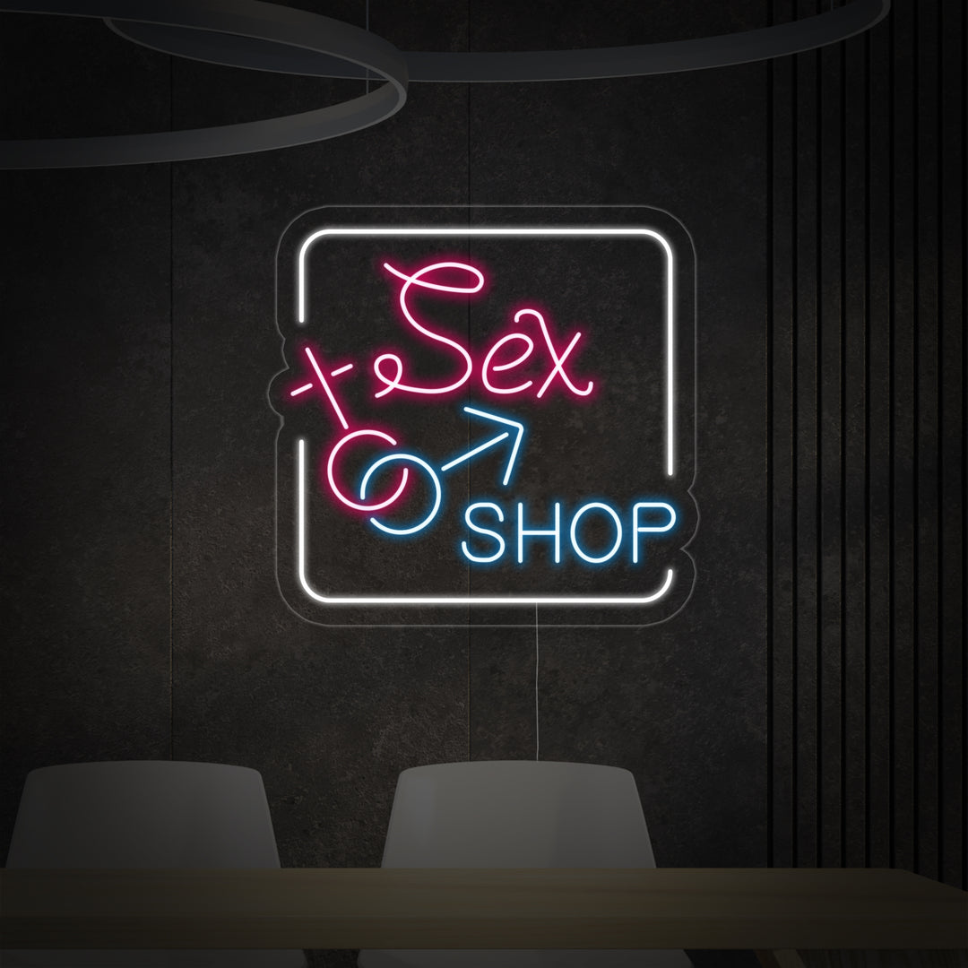"Sex Shop" Neonkyltti