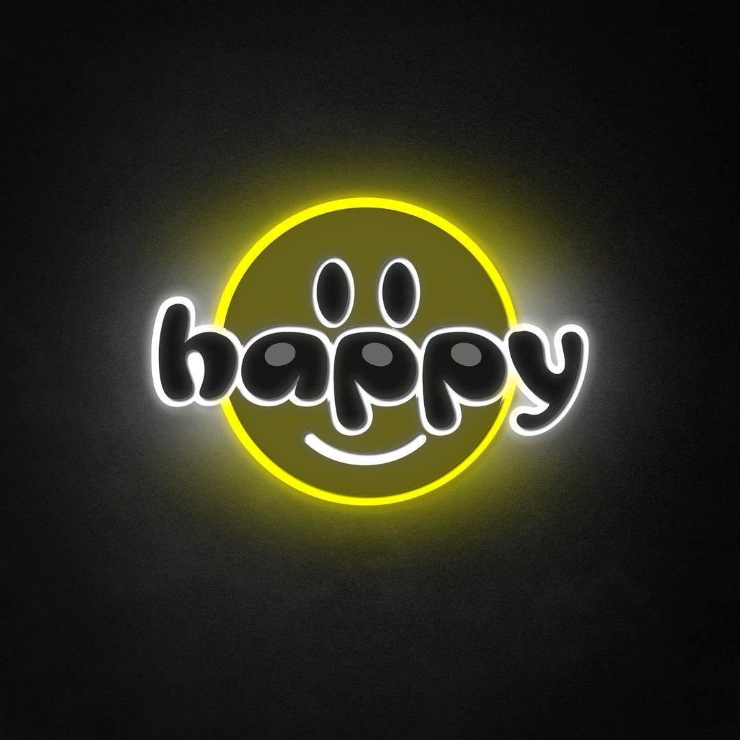 "Hymy, Happy kirjeet" Neon Like